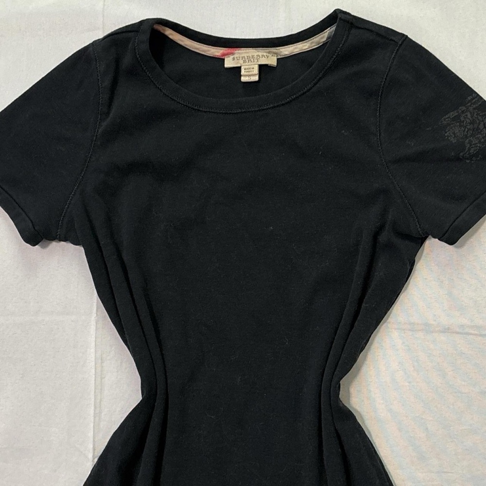 Burberry Black Short Sleeve Tee